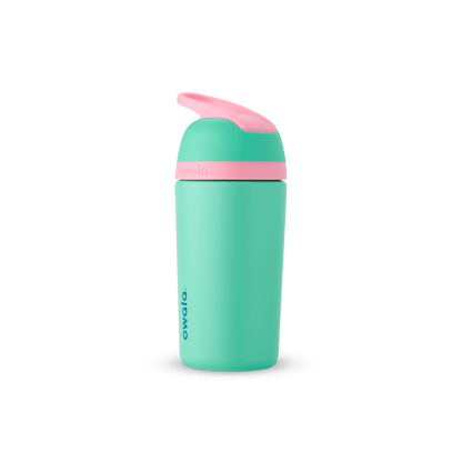 Kids¡¯ Stainless Steel Flip? Teal + Pink